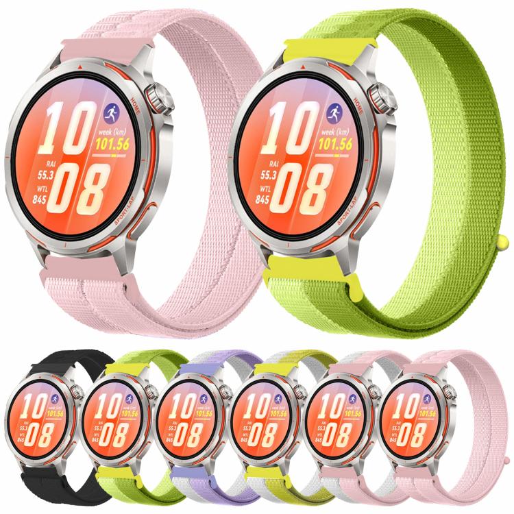 20mm Feather Yarn Stitched Nylon Loop Watch Band