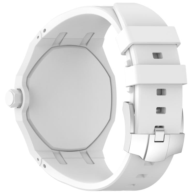 For Swatch Royal Pop / Audemars Piguet Integrated Stainless Steel Pin Buckle Silicone Watch Band