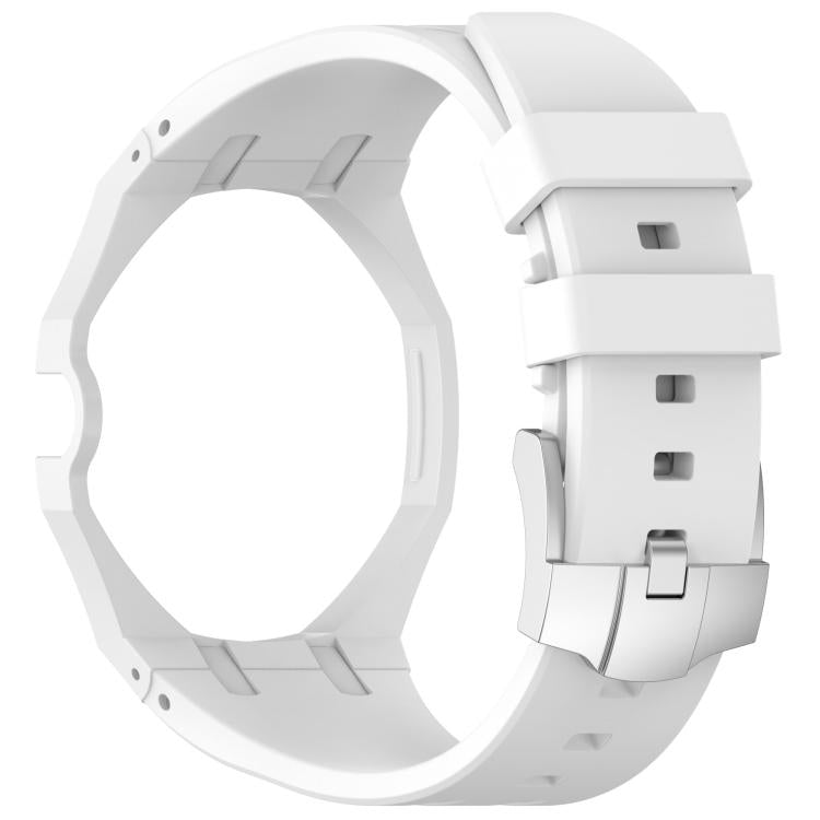 For Swatch Royal Pop / Audemars Piguet Integrated Stainless Steel Pin Buckle Silicone Watch Band
