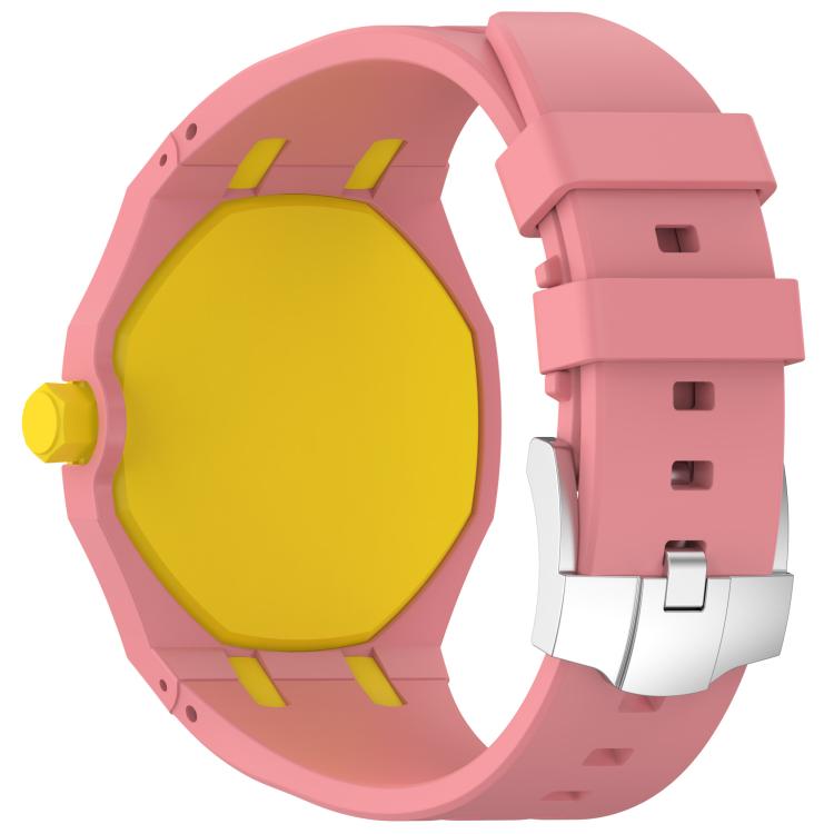 For Swatch Royal Pop / Audemars Piguet Integrated Stainless Steel Pin Buckle Silicone Watch Band