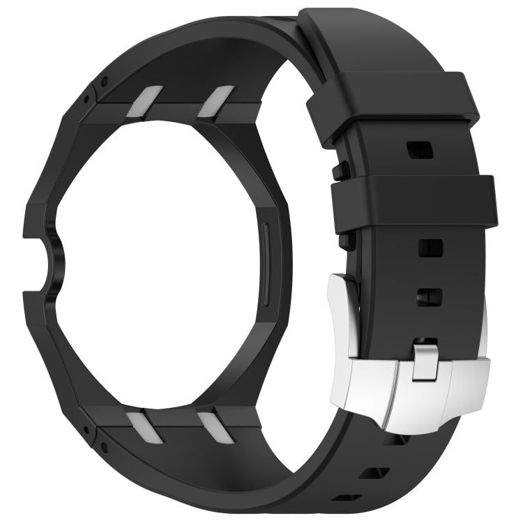 For Swatch Royal Pop / Audemars Piguet Integrated Stainless Steel Pin Buckle Silicone Watch Band