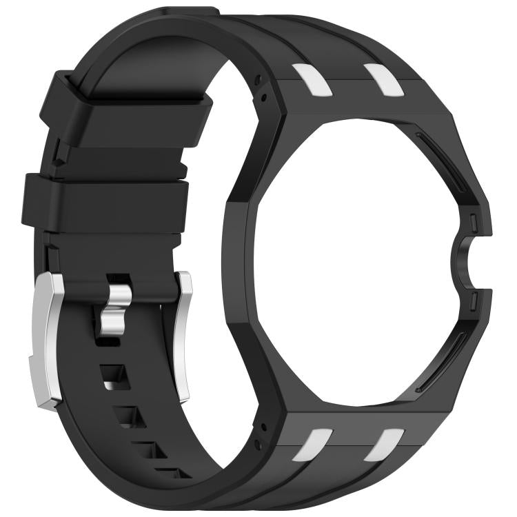 For Swatch Royal Pop / Audemars Piguet Integrated Stainless Steel Pin Buckle Silicone Watch Band