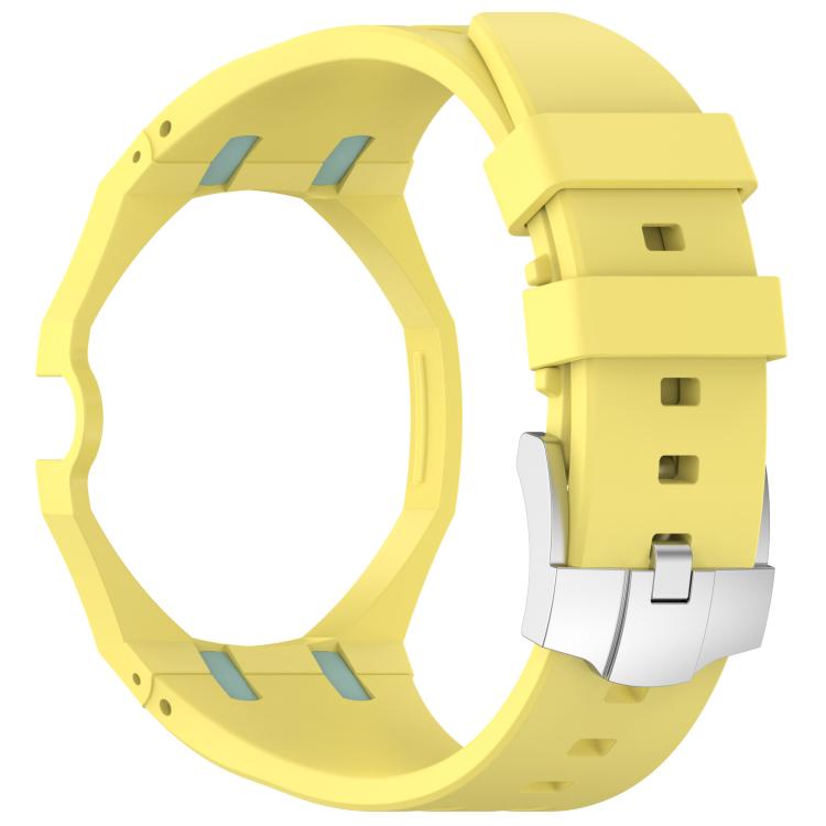 For Swatch Royal Pop / Audemars Piguet Integrated Stainless Steel Pin Buckle Silicone Watch Band