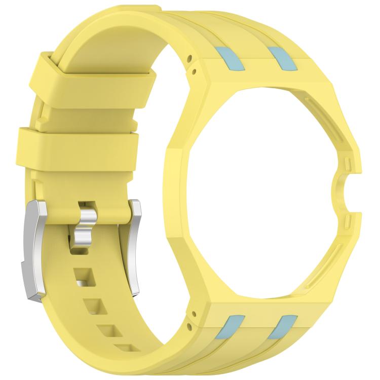 For Swatch Royal Pop / Audemars Piguet Integrated Stainless Steel Pin Buckle Silicone Watch Band