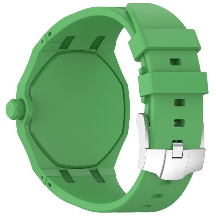 For Swatch Royal Pop / Audemars Piguet Integrated Stainless Steel Pin Buckle Silicone Watch Band
