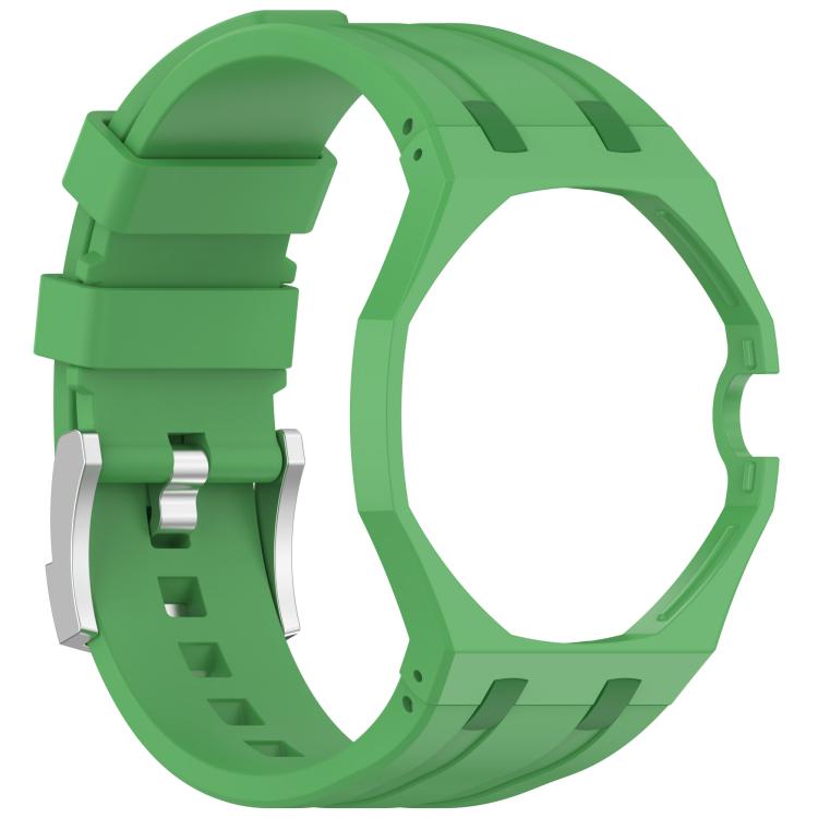 For Swatch Royal Pop / Audemars Piguet Integrated Stainless Steel Pin Buckle Silicone Watch Band