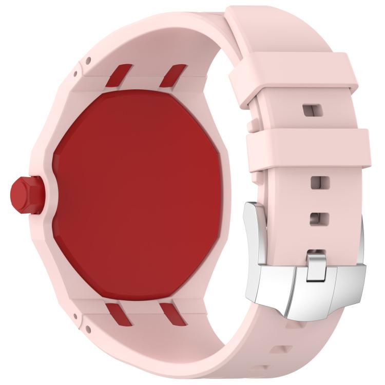 For Swatch Royal Pop / Audemars Piguet Integrated Stainless Steel Pin Buckle Silicone Watch Band