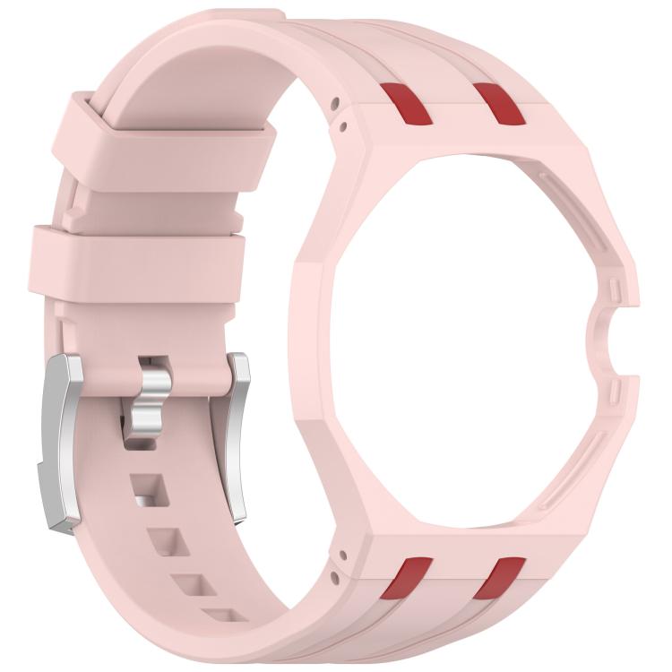 For Swatch Royal Pop / Audemars Piguet Integrated Stainless Steel Pin Buckle Silicone Watch Band
