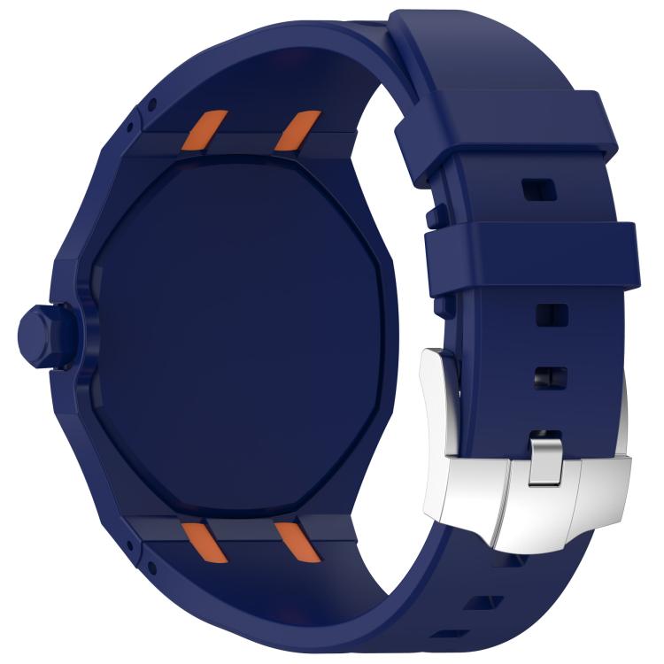 For Swatch Royal Pop / Audemars Piguet Integrated Stainless Steel Pin Buckle Silicone Watch Band