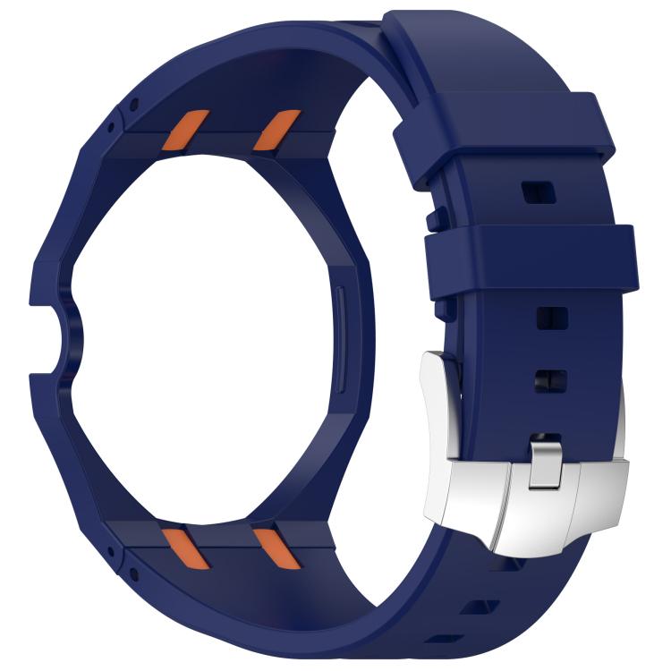 For Swatch Royal Pop / Audemars Piguet Integrated Stainless Steel Pin Buckle Silicone Watch Band