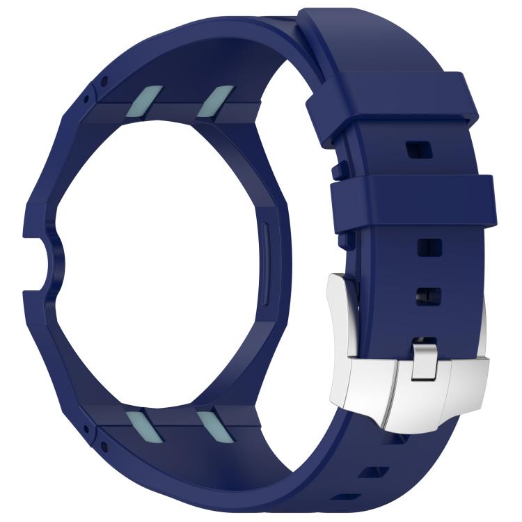 For Swatch Royal Pop / Audemars Piguet Integrated Stainless Steel Pin Buckle Silicone Watch Band