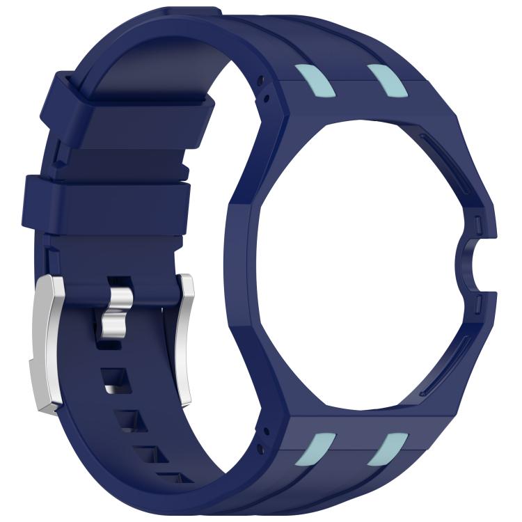 For Swatch Royal Pop / Audemars Piguet Integrated Stainless Steel Pin Buckle Silicone Watch Band