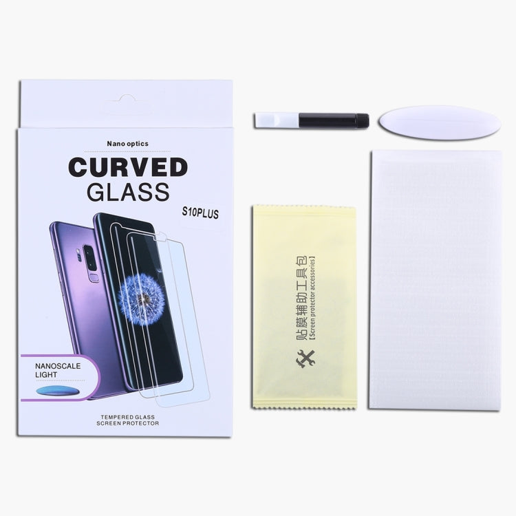 UV Liquid Curved Full Glue Full Screen Tempered Glass for Huawei P20