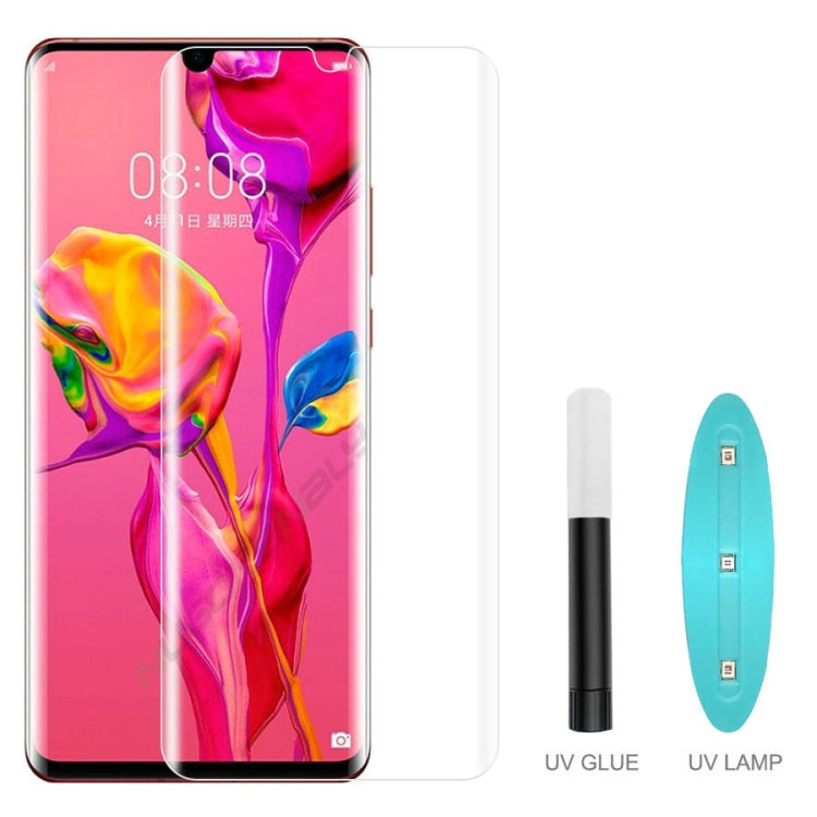 UV Liquid Curved Full Glue Full Screen Tempered Glass for Huawei P20 Pro