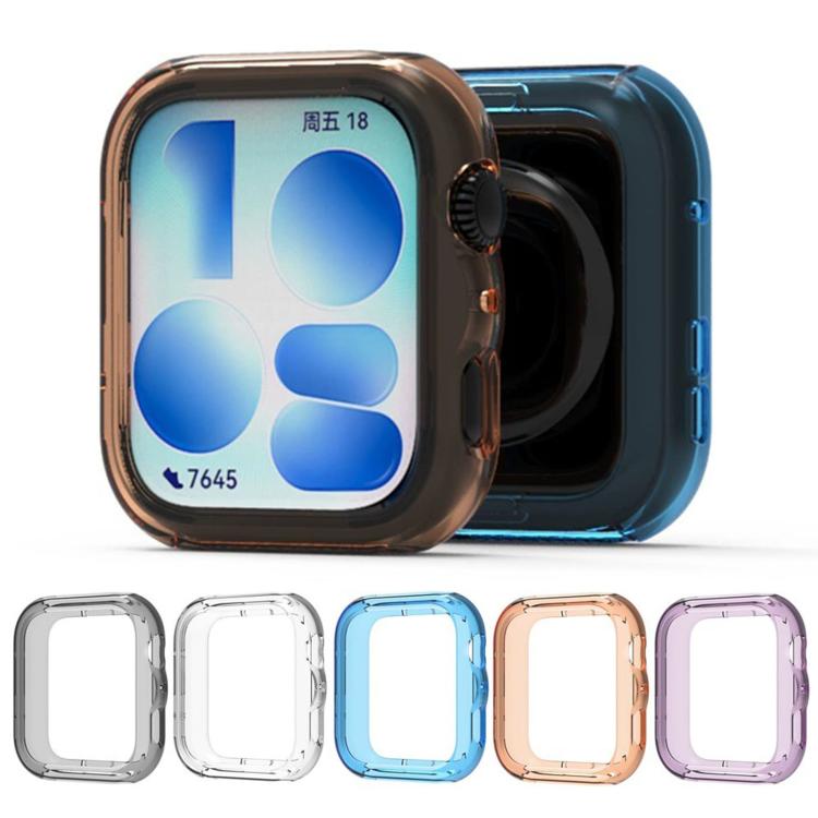 For Huawei  Watch Fit 5 Pro Candy Color Half Coverage Hollow TPU Watch Protective Case