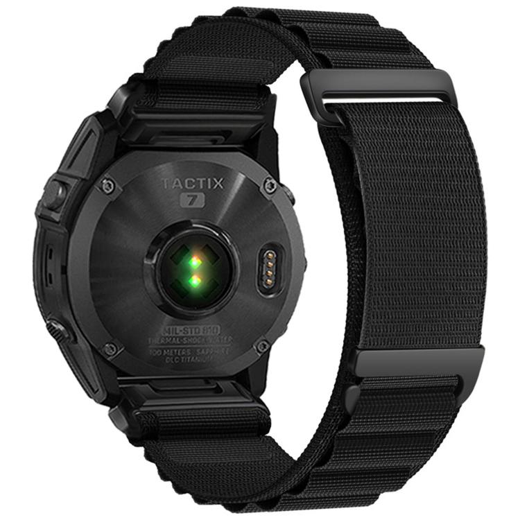 For Gamin 20mm C Buckle Two-Section High Mountain Loop Nylon Watch Band