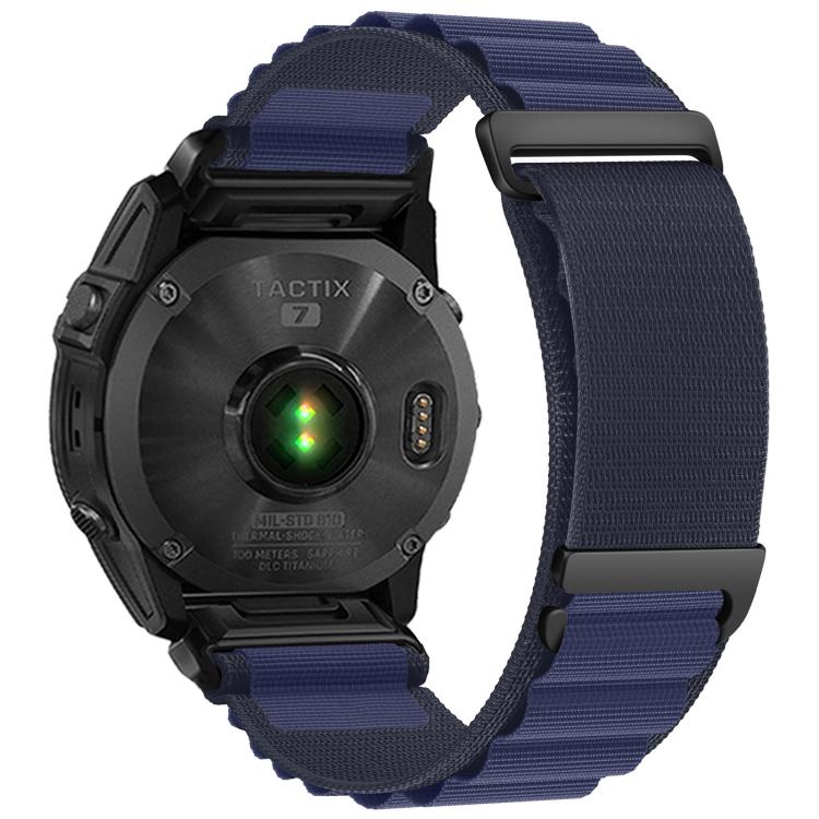 For Gamin 20mm C Buckle Two-Section High Mountain Loop Nylon Watch Band