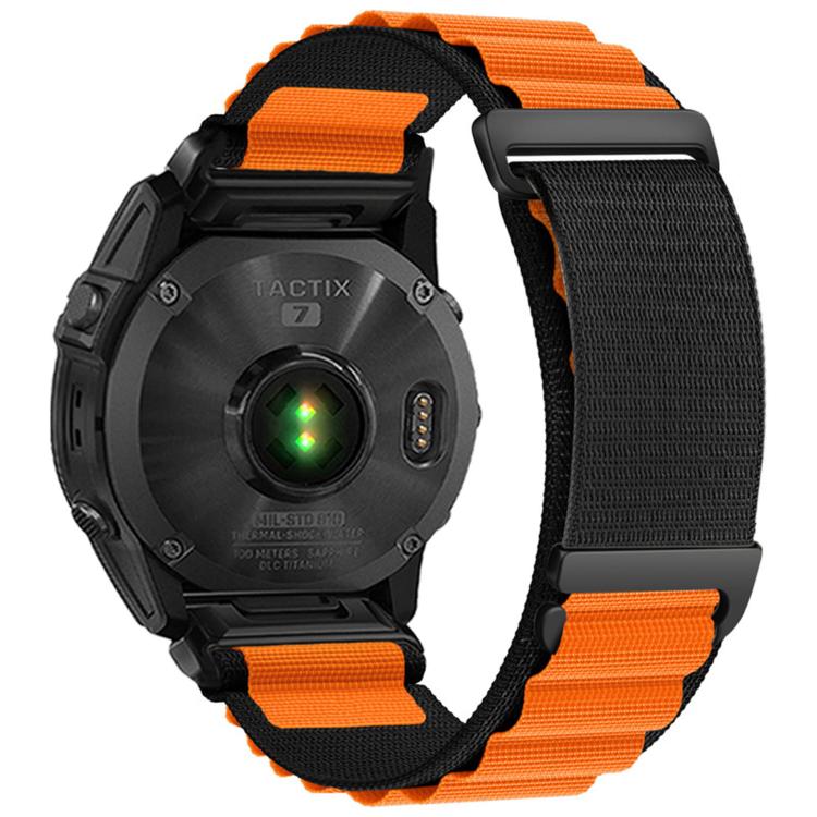 For Gamin 20mm C Buckle Two-Section High Mountain Loop Nylon Watch Band