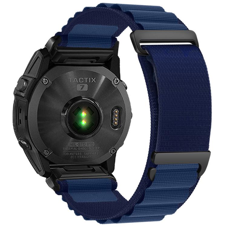 For Gamin 20mm C Buckle Two-Section High Mountain Loop Nylon Watch Band