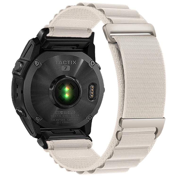 For Gamin 20mm C Buckle Two-Section High Mountain Loop Nylon Watch Band
