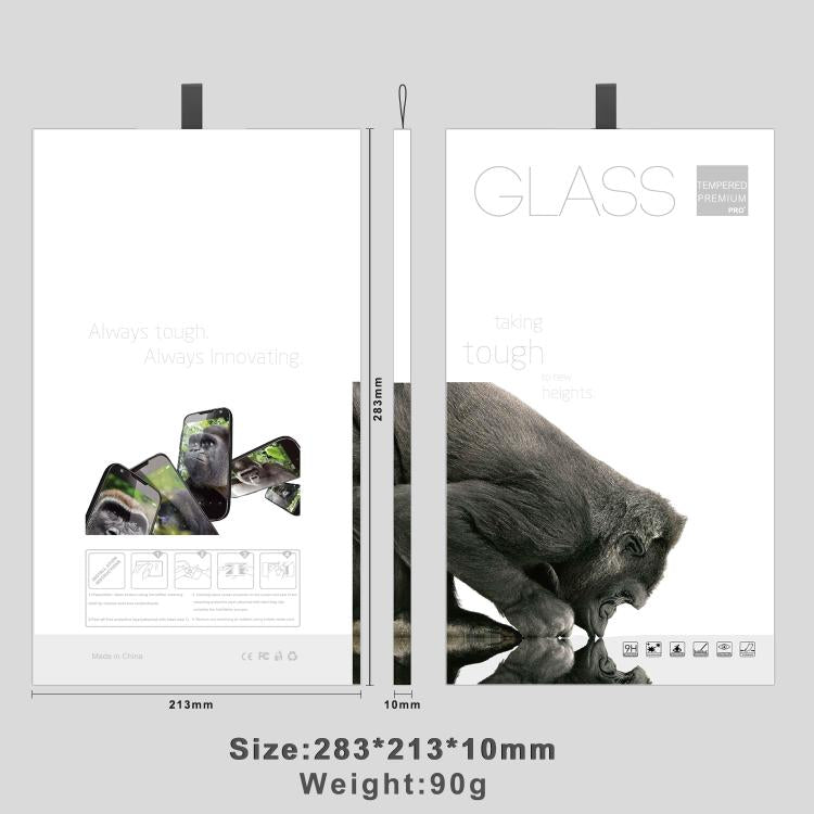 50pcs Premium Double-Sided Copper-Coated Paper Folding Hard Package Box with Hanging Hook for Tablet Screen Protector