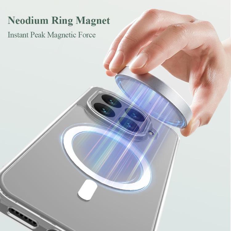 For Xiaomi 17T 5G LeReach TOC Clear Series Dual-Composite Armor TPU + Acrylic Shockproof Magnetic Phone Case - Transparent
