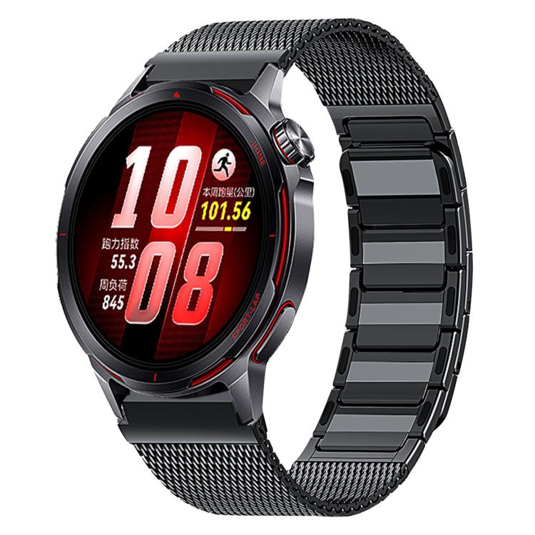 For Huawei Watch GT Runner 2 I-Shaped Magnetic Stainless Steel Watch Band