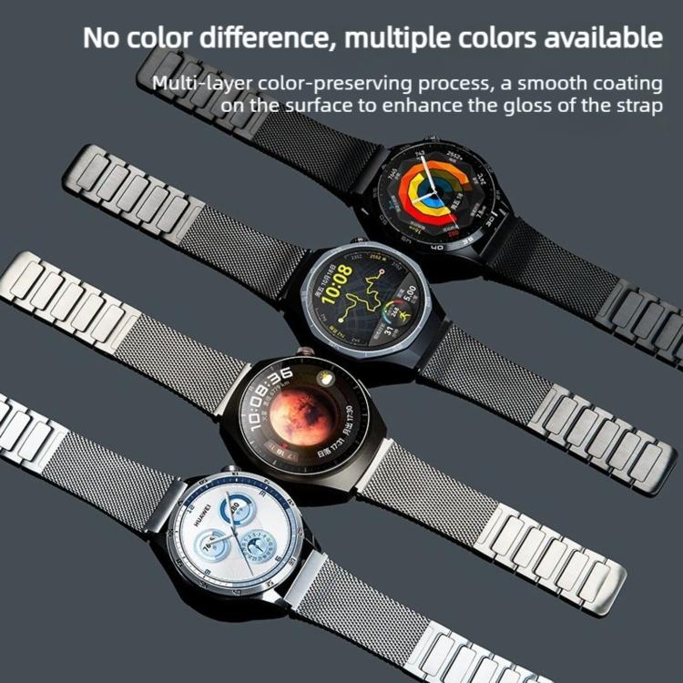 For Huawei Watch GT Runner 2 I-Shaped Magnetic Stainless Steel Watch Band