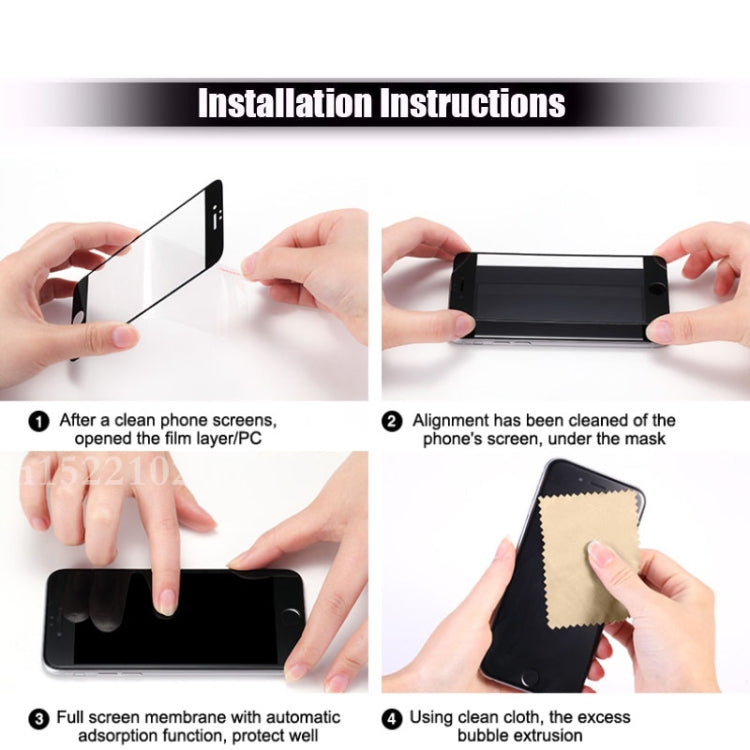 0.3mm 3D 9H Full Coverage Curved Tempered Glass Film for ZTE Axon 10 Pro