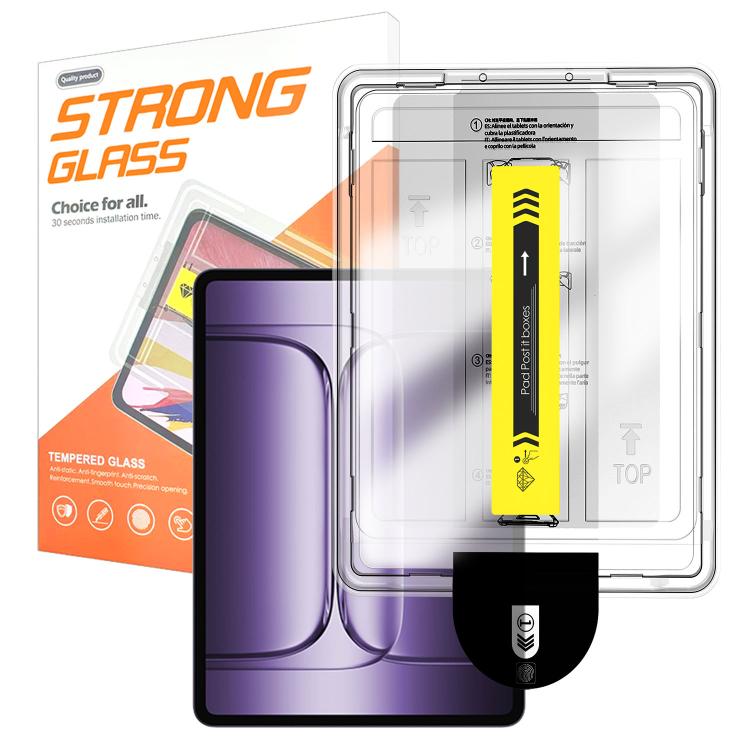 For OnePlus Pad 2 Pro 13.2 Easy Install Box Dust-Free HD Curved Edge Anti-Fingerprint Tempered Glass Tablet Film