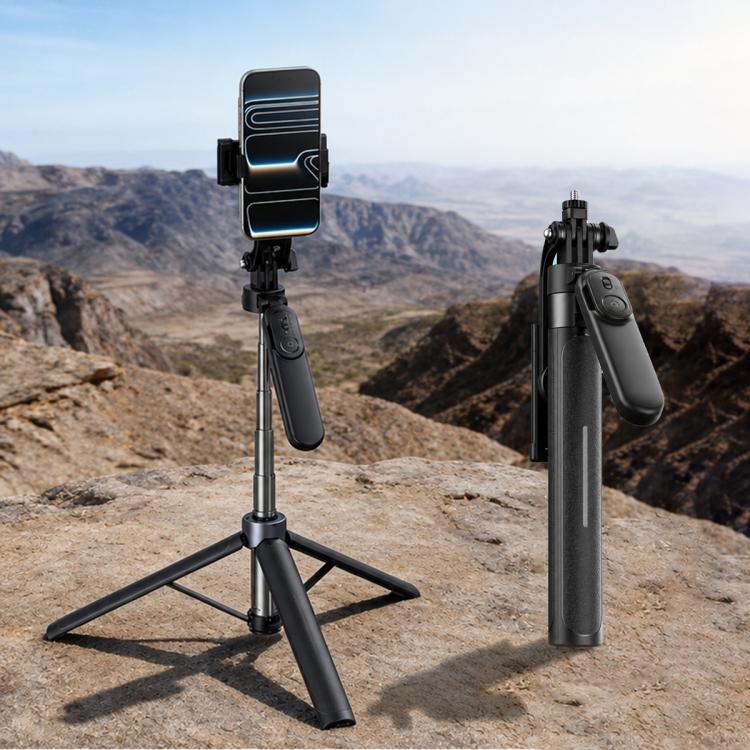 X2 1.3m Extendable 4-Axis Stabilization Phone Holder Bluetooth Remote Control Selfie Stick Tripod