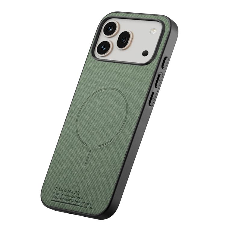 For Honor 600 Global Fabric Magnetic PU Back Cover Phone Case
