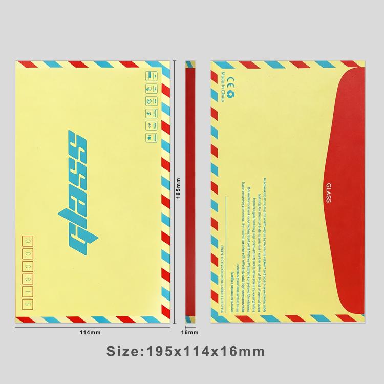 50pcs Envelope Board Phone Tempered Glass Screen Protector Foldable Rigid Box