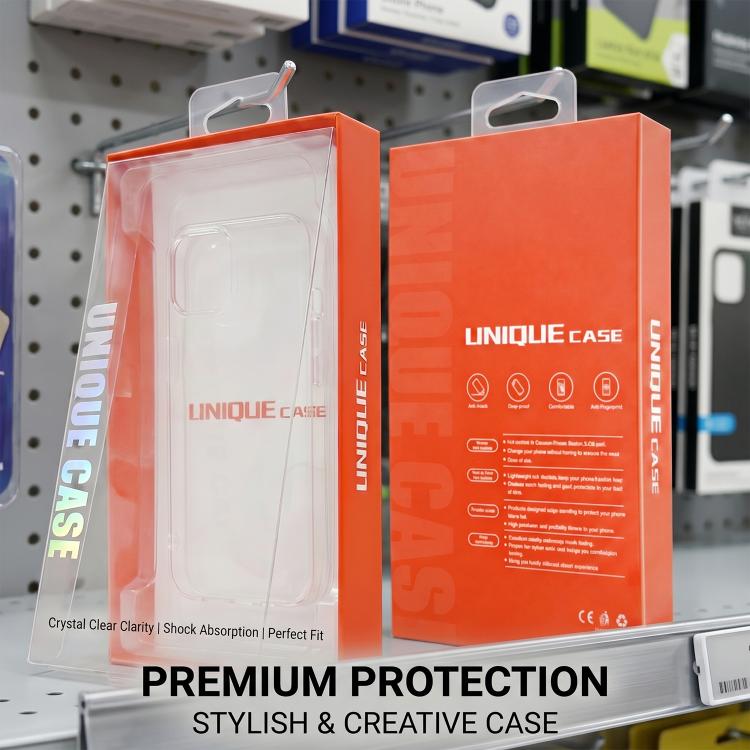 50pcs Transparent Window Phone Cover Rigid Packaging Box