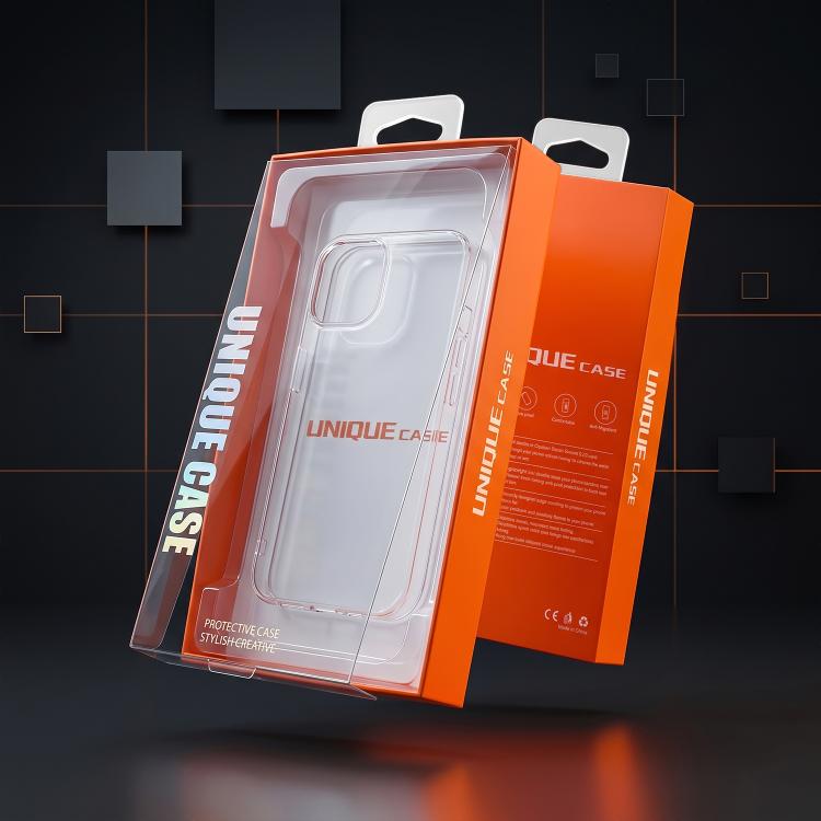 50pcs Transparent Window Phone Cover Rigid Packaging Box