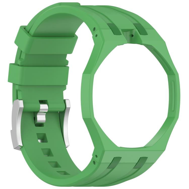 For Swatch Royal Pop Integrated Stainless Steel Pin Buckle Contrast Color Silicone Watch Band