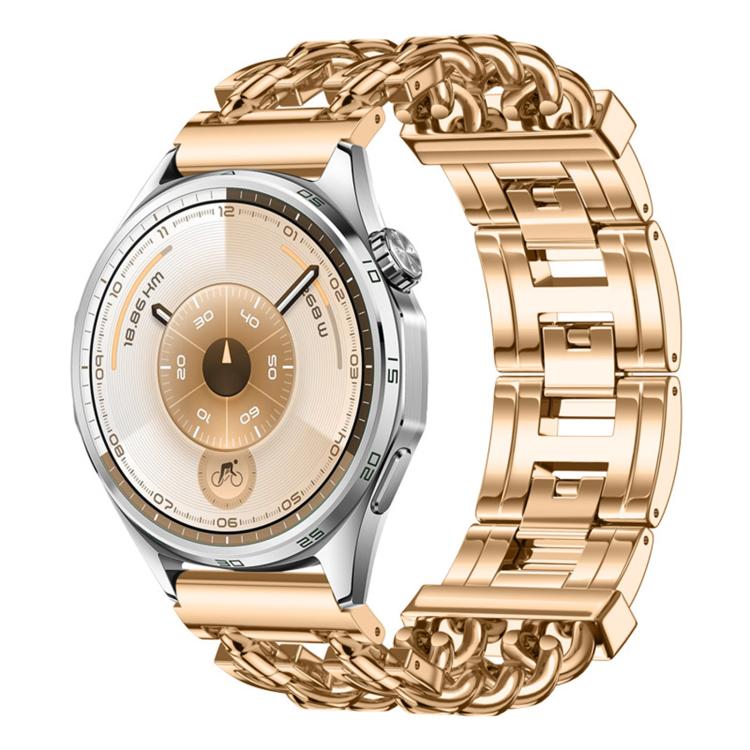 18mm Butterfly Press Clasp Bullet Cuban Chain Link Stainless Steel Watch Band