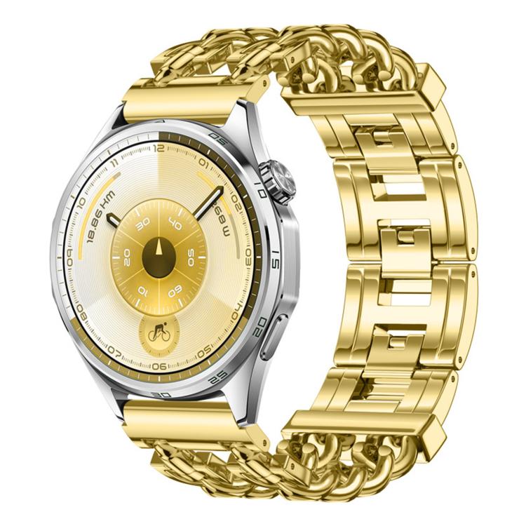18mm Butterfly Press Clasp Bullet Cuban Chain Link Stainless Steel Watch Band