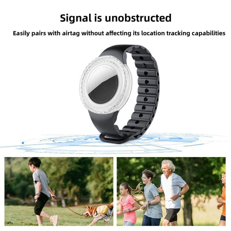 For AirTag 2nd Gen / AirTag 1st Gen Bracelet Watch Waterproof Elderly Pet Anti-lost Locator Protective Cover