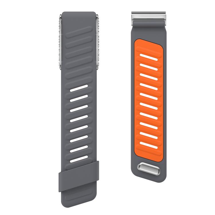 For WHOOP 5.0 Regular Full Diamond Style Two Color Silicone Watch Band