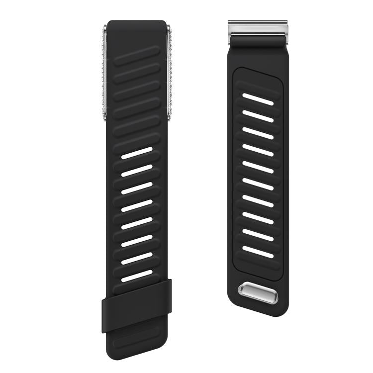 For WHOOP 5.0 Regular Full Diamond Style Two Color Silicone Watch Band
