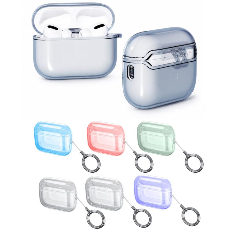 For Airpods Pro 2 Integrated High Transparency Full Coverage TPU Protective Earbuds Case