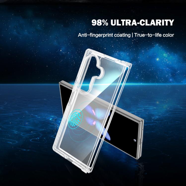 For Galaxy Z Fold8 Ultra  5G  LeReach TOC Clear Series Composite Armor TPU Acrylic Hybrid Shockproof Phone Case