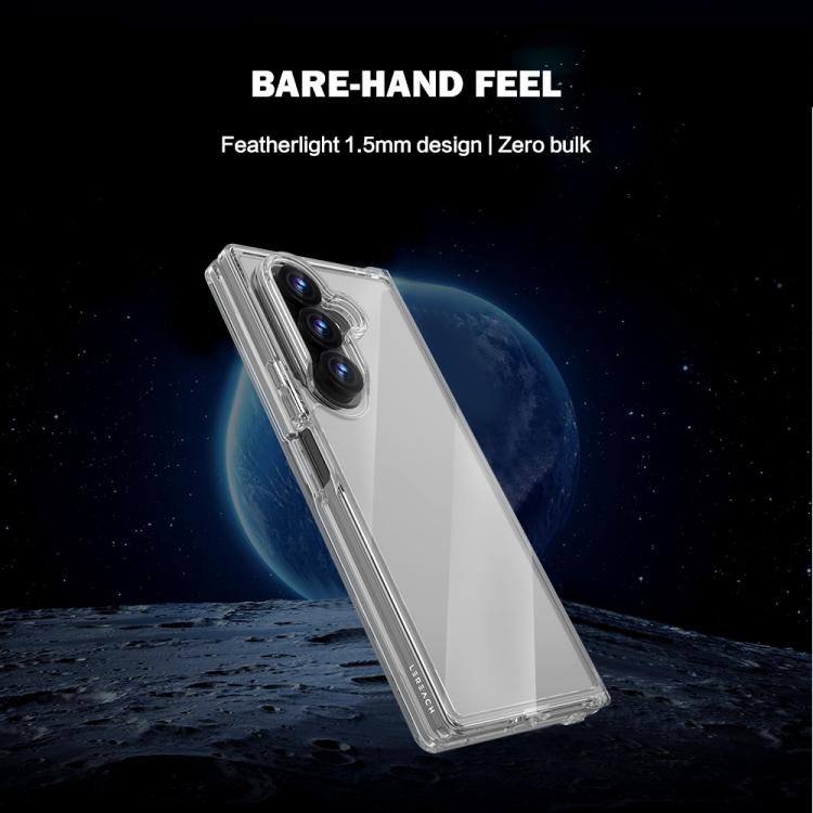 For Galaxy Z Fold8 Ultra  5G  LeReach TOC Clear Series Composite Armor TPU Acrylic Hybrid Shockproof Phone Case