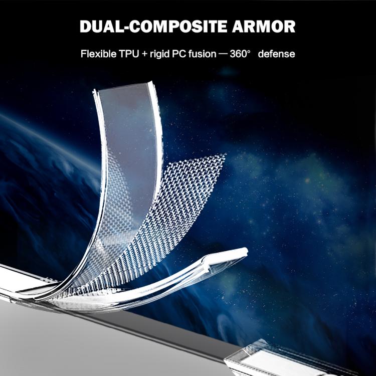 For Galaxy Z Fold8 Ultra  5G  LeReach TOC Clear Series Composite Armor TPU Acrylic Hybrid Shockproof Phone Case