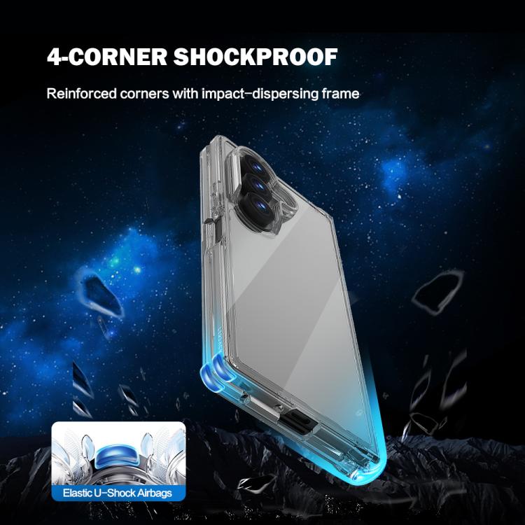 For Galaxy Z Fold8 Ultra  5G  LeReach TOC Clear Series Composite Armor TPU Acrylic Hybrid Shockproof Phone Case