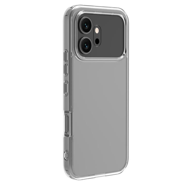 For Honor 600 Global LeReach TOC Clear Series Composite Armor TPU Acrylic Hybrid Shockproof Phone Case - Transparent