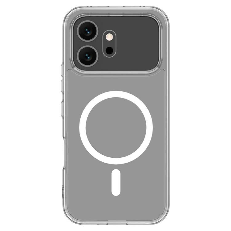 For Honor 600 Global LeReach TOC Clear Series Dual-Composite Armor TPU + Acrylic Shockproof Magnetic Phone Case - Transparent