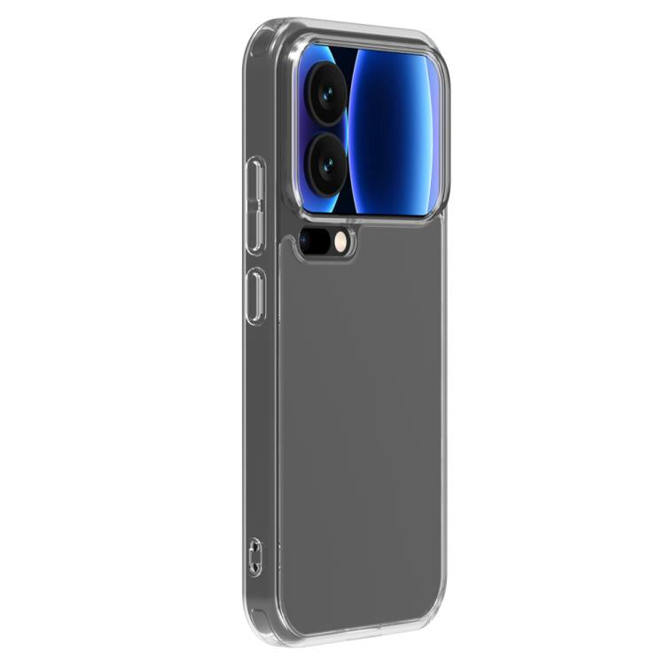 For Xiaomi 17 Pro LeReach TOC Clear Series Composite Armor TPU Acrylic Hybrid Shockproof Phone Case - Transparent