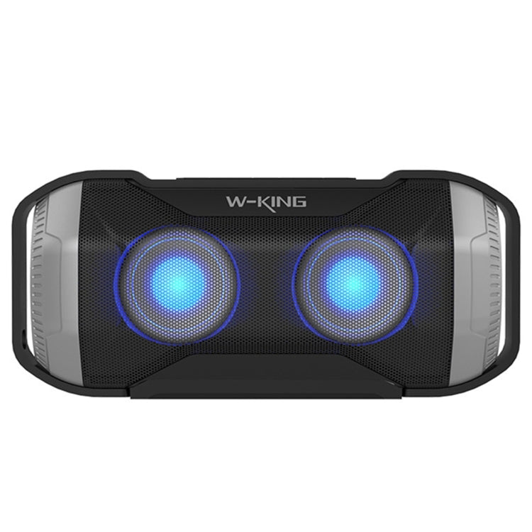 W-KING S21Outdoor Bluetooth Speaker  Waterproof IPX5 Portable Wireless Bicycle Speaker with LED Light for Mobile Phones